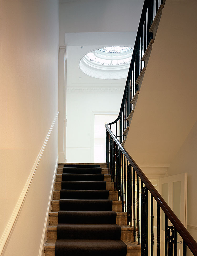 Fitzroy Square stair and rooflight