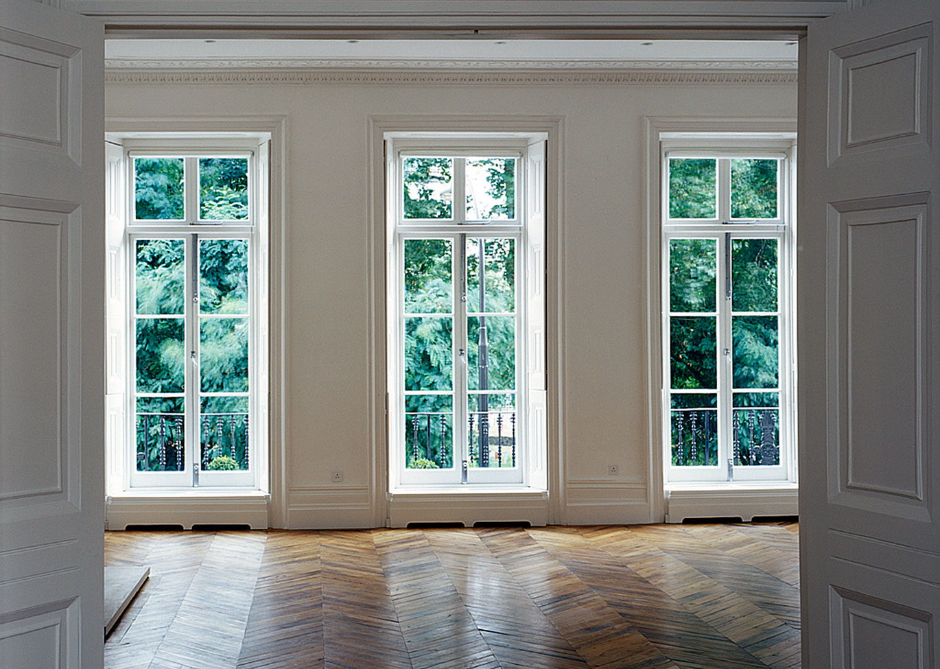 Fitzroy Square view of reception
