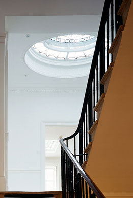 Fitzroy stair and rooflight